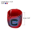 thumbnail image 2 of Brazalete de capitán Uxcell, banda elástica con letra C para entrenamiento de equipo de fútbol, paquete de 2 en azul y rojo, 2 of 5
