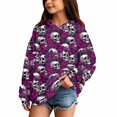 thumbnail image 2 of Grblisyd Cute Hoodies for Teen Girls Halloween Trendy Oversized Long Sleeve Hooded Sweatshirts Fashion Casual Outfits Fall Winter Clothes, 2 of 5