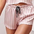 thumbnail image 5 of Camisole Shorts Pajamas Sets for Women Summer Striped Loose V Neck Sleeveless Sleepwear Comfy 2 Piece Pjs Set, 5 of 5