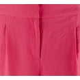 thumbnail image 3 of Women's Plus Size Summer Heat Solid Pull On Shorts Fuchsia 14, 3 of 4