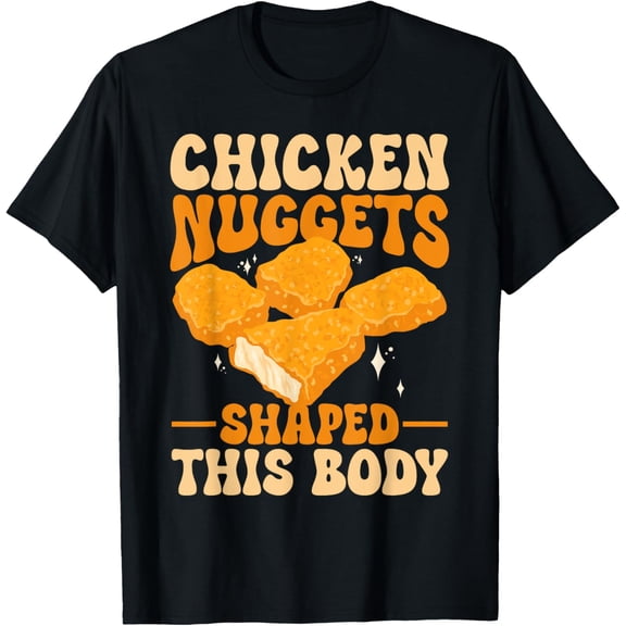 men and women can wear，Funny Nugget Lover Squad Chicken Lovers Chicken Nuggets T-Shirt