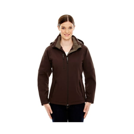 North End Women's Insulated Soft Shell Hooded Jacket, Style