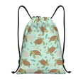 thumbnail image 1 of Fotbe Cute Sea Turtles Bolsa Mochila con Cordón Estampada, Bolsa de Gimnasio Deportiva, Bolsa Cinch, Bolsa con Cordón para Hombres y Mujeres-Medium, 1 of 6