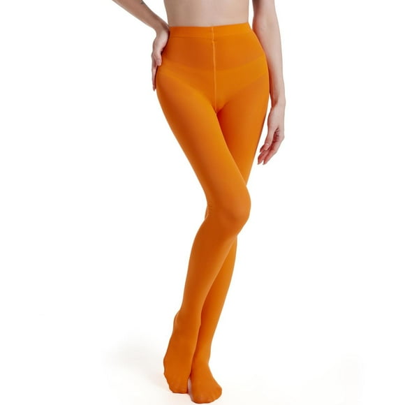Women's Soft Semi Opaque Solid Color Footed Pantyhose Tights Cloudy Tights Women