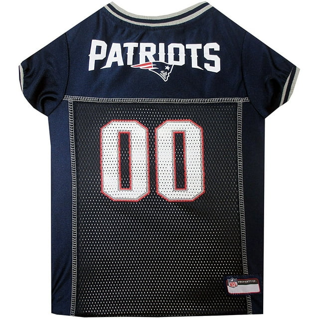 Pets First NFL New England PatriotsLicensed Mesh Jersey for Dogs and Cats - Small