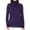 Purple, variant on YEMAK Women's Classic Fitted Long Sleeve Turtleneck Pullover Sweater MK3349-IVORY-M