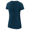 thumbnail image 3 of Women's G-III 4Her by Carl Banks Navy Winnipeg Jets Team Sport Fitted T-Shirt, 3 of 3