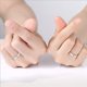 thumbnail image 2 of Anillos de plata de tamaño variable para parejas, sol para la mañana/luna para la noche, anillo de promesa a juego para amantes, anillos ajustables Sincero Electrónica, 2 of 5