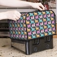 thumbnail image 7 of Lsque Colorful Alpaca Print 4 Slice Toaster Cover , Kitchen Appliance Dustproof Protector , Toaster Protector Dustproof Kitchen Appliance Cover, 7 of 7