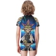 thumbnail image 3 of Yu-Gi-Oh Boys 2-Piece Swimsuit Set, Short Sleeve Rash Guard & Swim Trunks, 3 of 7