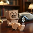 thumbnail image 6 of CYFW 2026 New Shaking Wooden Man Figurine,Wooden Figure That Sways Handmade Car Dashboard Decor,Charming Little Wood Figure That Sways Shake Your Feet Happily Wood Toy Gifts Shaking Feet Wooden Doll, 6 of 7