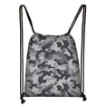 thumbnail image 1 of Qarigey Mochila con cordón para libros, mochila deportiva para niñas y niños, ropa de cuerda impermeable, paquete grueso plegable para Envolturas para manijas de equipaje Gris, 1 of 5