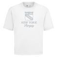 thumbnail image 2 of Men's Levelwear  White New York Rangers Shadow Surge Luxe Signature Knit T-Shirt, 2 of 3
