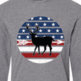 thumbnail image 4 of Inktastic Deer Bow Hunting Usa Flag Long Sleeve T-Shirt, 4 of 5