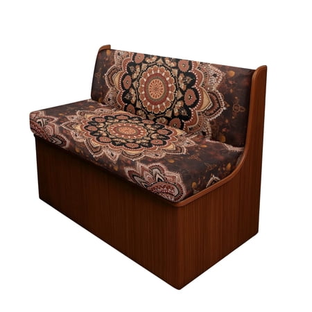 XYZCANDO 2-Piece Set RV Dinette Cushion Covers Stretch Washable Compatible with Camper Couch RV Dining Chair Seat Covers(Mandala Pattern)