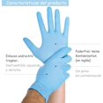 thumbnail image 2 of Guantes de Nitrilo, Guantes de Latex sin Polvo, Guantes Desechables Uso Industrial, Duradero Resistente para Procesamiento de Alimentos, Tareas Domésticas, Maquinaria Electrónica, 2 of 4