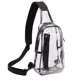 thumbnail image 1 of Bolsa De Pecho Riñoneras Informales De Pvc, Bandolera Diaria Transparente Ajustable, Para Viajes De Negocios Likrtyny Para Estrenar, 1 of 3