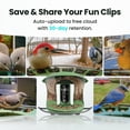 thumbnail image 5 of Birdfy Smart Bird Feeder with Camera, Dual-Lens, Solar-Powered, Auto-Capture Close-Ups & AI Identification with 99% Accuracy, Perfect Gift for Bird Lovers, 5 of 11
