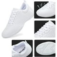 thumbnail image 3 of White Cheerleading Shoe Fitness Training Athletic Sport Competition Tennis Sneakers Youth Adult Cheer Shoes, 3 of 8