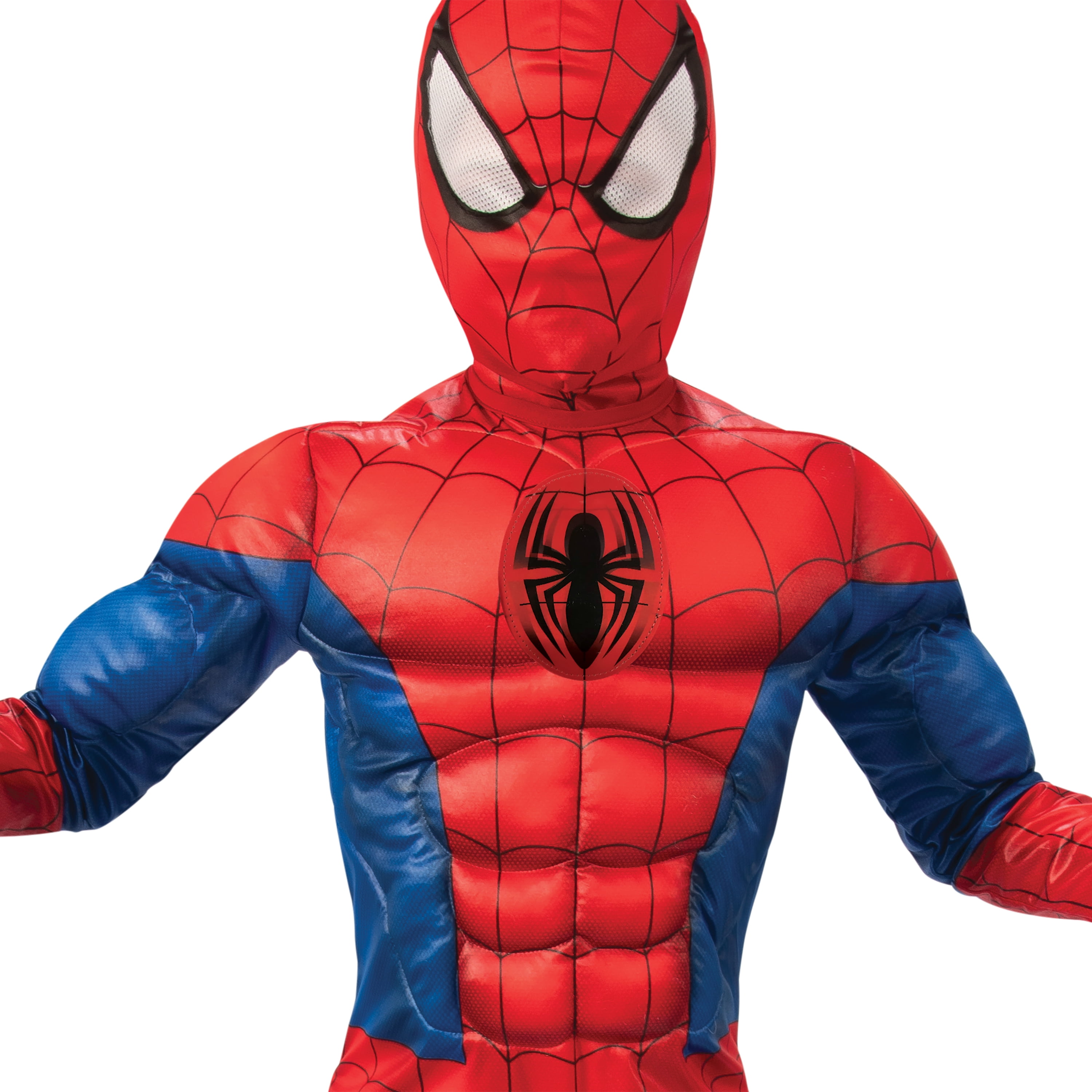 Toddler & Kids' Disney Marvel Spider-Man Peter Parker Blue/Red Padded  Jumpsuit with Mask Halloween Costume, Assorted Sizes