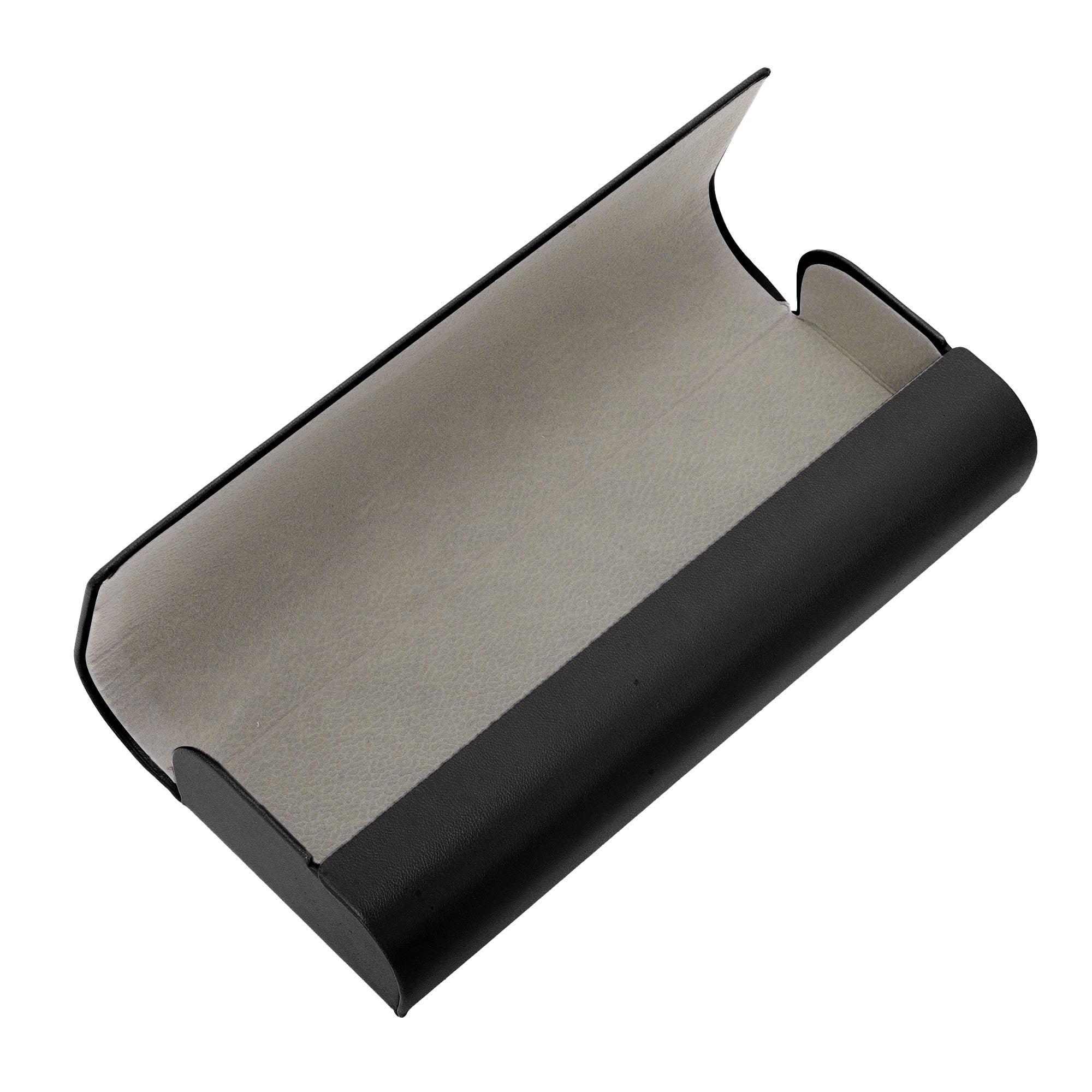 Unique Bargains Eyeglasses Case With Soft Lining For Protection 6.1"x2.36"x1.18" Black