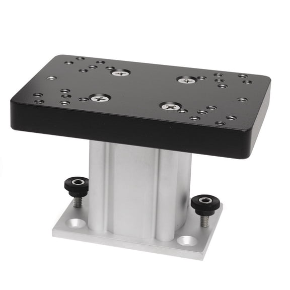 Cannon 1904030 Fixed-Base Pedestal Mount, Aluminum, 4"