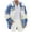 #Blue, variant on DPTALR Men's Fashion Casual Patchwork Thick Jacket,Hooded with Zipper Pockets,Long Sleeves,Blue,L