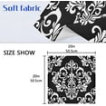 thumbnail image 6 of GZHJMY Black Damask Satin Napkins 20x20 in,Soft Washable Cloth Dinner Napkins Square Table Napkins Decor for Party Wedding Banquet and Dinner 1PCS Decorative Washcloths, 6 of 7