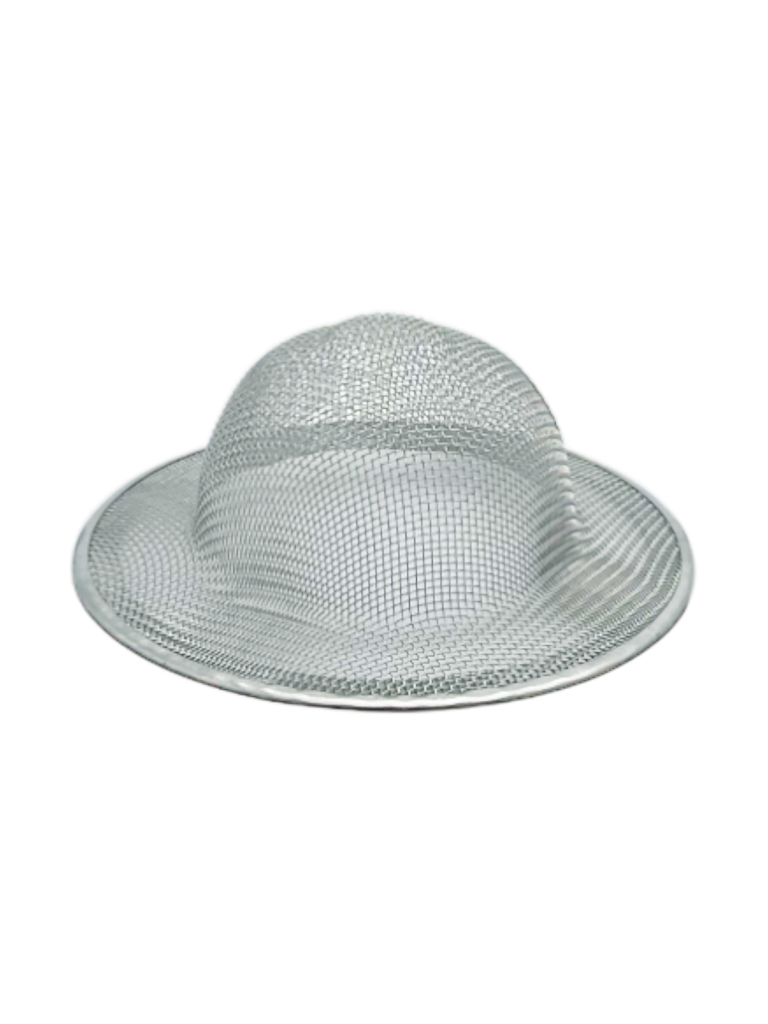 Mainstays Large Universal Mesh Drain Strainer 4-3/8" Stainless Steel Silver