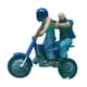 thumbnail image 2 of 1:64 con motocicleta Tiny People Modelo Diorama Escenario Resina Mini Motociclista Enmascarado azul, 2 of 9