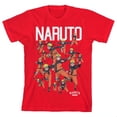 thumbnail image 5 of Naruto Shippuden Character Shadow Clone Squad Art Youth Boys Red Graphic Tee-M, 5 of 7