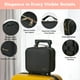 thumbnail image 2 of Mocado Bolsa de maquillaje de viaje con espejo iluminado LED, organizador de maquillaje de viaje, estuche de maquillaje con 3 colores iluminados y espejo de aumento 10x, almacenamiento portátil y caja, 2 of 5