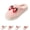 Pink, variant on LNZGNM Christmas Women's Slippers Closed Toe Comfortable Soft Sole Christmas Bow Cotton Cozy Plush Sneakers Night Lounge Rest,Pink(40)
