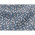thumbnail image 4 of oneOone Viscose Jersey Grayish Blue Fabric Artistic Flower Quilting Supplies Print Sewing Fabric By The Yard 60 Inch Wide, 4 of 5