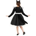thumbnail image 2 of Déguisement de Robe Tutu Chat Noir pour Fille, 2 of 6