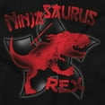 thumbnail image 2 of Ninjasaurus Rex Tyrannosaurus Turtle Womens Slim Fit Graphic Tee Brisco Brands S, 2 of 5