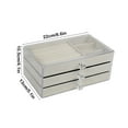 thumbnail image 2 of PATLOLLAV Drawer Multifunctional Dustproofs Jewelry Sense Box Simples Display Premiums Jewelry Box Organizer, 2 of 6