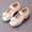 Silver, variant on Little Girl Solid Color Crystal Princess Bow Flat Shoes Performance Stage Shoes For Girls Rhinestone Princess Shoes, Suitable For Wedding Parties