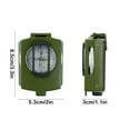 thumbnail image 3 of Multifunctional Military Sighting Navigation Compass with Inclinometer | Impact Resistant & Waterproof Compass for Hiking, Camping, 3 of 8