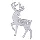 thumbnail image 1 of Nuevo Troqueles de corte de Metal de ciervo de Navidad para álbum de recortes, grabado en relieve de flor, acero al carbono y cuchillo para pegar,, 1 of 4