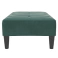 thumbnail image 3 of vidaXL Repose-Pieds Vert Foncé 77x55x31 cm Velours, 3 of 5