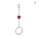 thumbnail image 2 of Inteprter Soporte Anillos Estante Corazón romántico Asistente Herramienta Accesorios de joyería Galvanizado Coleccionable Regalo para el hogar para encendedores plata METRO Inteprter HA061671-04, 2 of 6