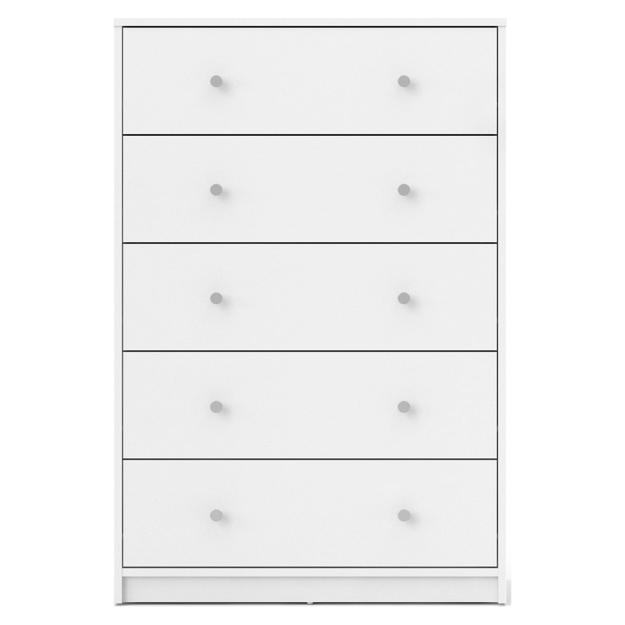 Studio 5 Drawer Dresser, White