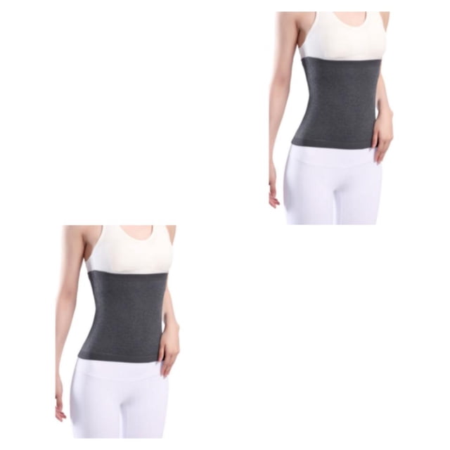 mmirethe Soft And Breathable Waist Band For Support Thoughtful Gifts Waist Back Support gray L 2Set