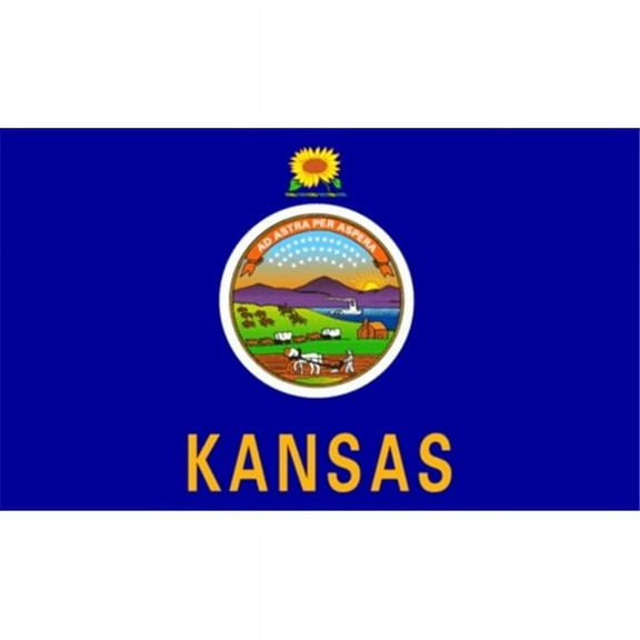 Integrity Flags Kansas State Flag 36 x 60 (33535)
