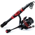 thumbnail image 2 of Sougayilang Spinning Rod and Reel Spinning Fishing Combo Portable Telescopic Pole with Carrier Bag, 2 of 7