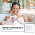thumbnail image 3 of ADDHAT Comfortable Bathroom Pillow White Breathable for Neck Back Support and Massage, 3 of 6