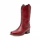 thumbnail image 1 of Botas de Vaquera para Mujer DREAM PAIRS con Punta Cuadrada Roja y Tacón Bajo, 1 of 6