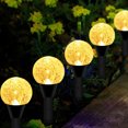 thumbnail image 2 of Muyoka Luces de decoración de jardín con luz de estaca solar IP55 Luz de césped impermeable Luz de camino solar de encendido / apagado automático con luz blanca cálida para patio Jardín al aire libre, Muyoka Hogar, 2 of 7