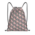 thumbnail image 1 of Lukts Poodle Dog Pattern Drawstring Backpack Bag Sport Gym Sackpack,String Backpack Sport Bag Sack,Cinch Tote Gym Backpack-Medium, 1 of 6